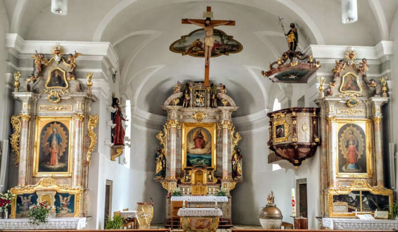 Hochaltar Pfarrkirche St. Jakob Achslach