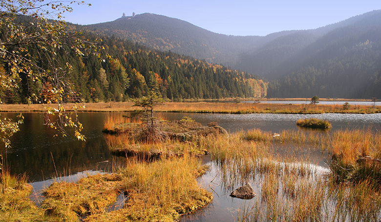 Großer Arber und Kleiner Arbersee