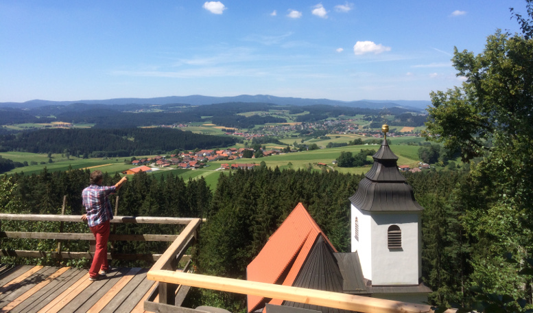 Aussichtsplattform im Rinchnacher Hochwald