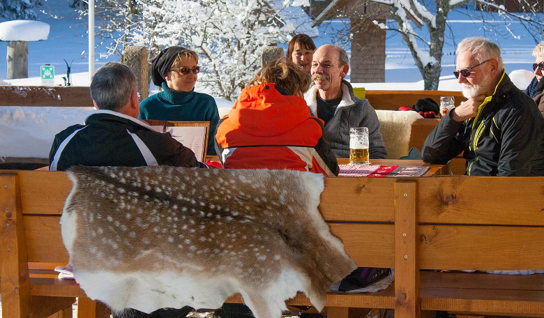 Gemütliches Wintervergnügen auf der Schareben