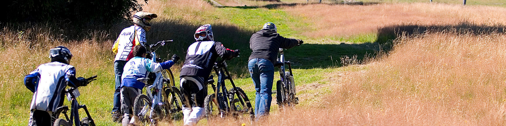 Trails im Bikepark Geißkopf.