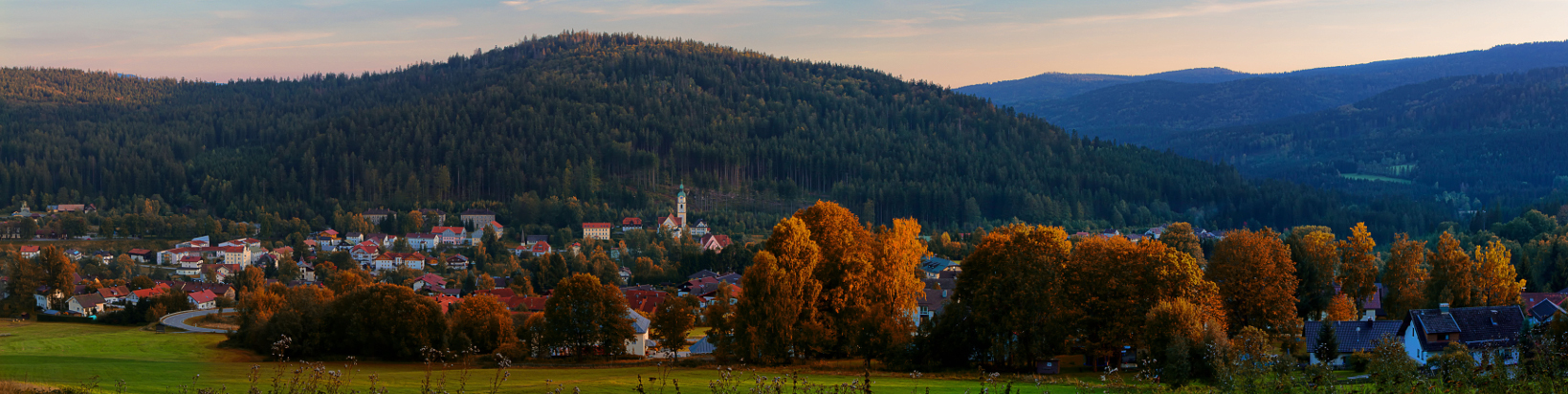 Blick auf Bayerisch Eisenstein.