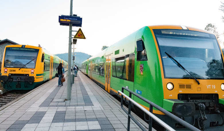 Bahnhof Gotteszell.