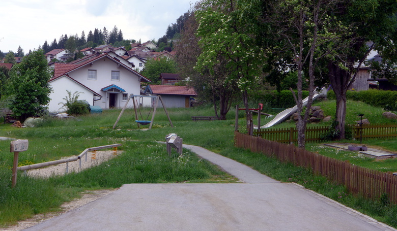 Spielplatz in Langdorf.