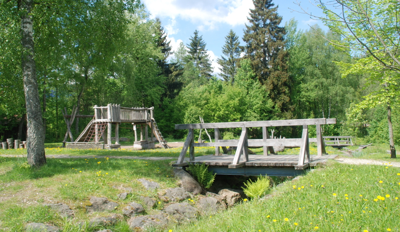 Der Kinderspielplatz im Wanderpark Bayerisch Eisenstein