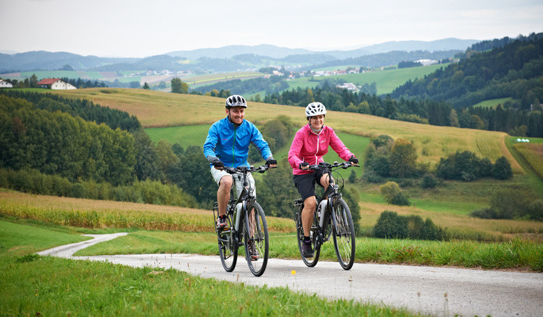 Mit dem E-Bike durch den Bayerischen Wald radeln.