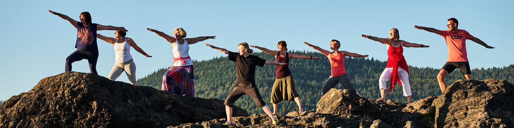 Gruppenyoga im ARBERLAND BAYERISCHER WALD