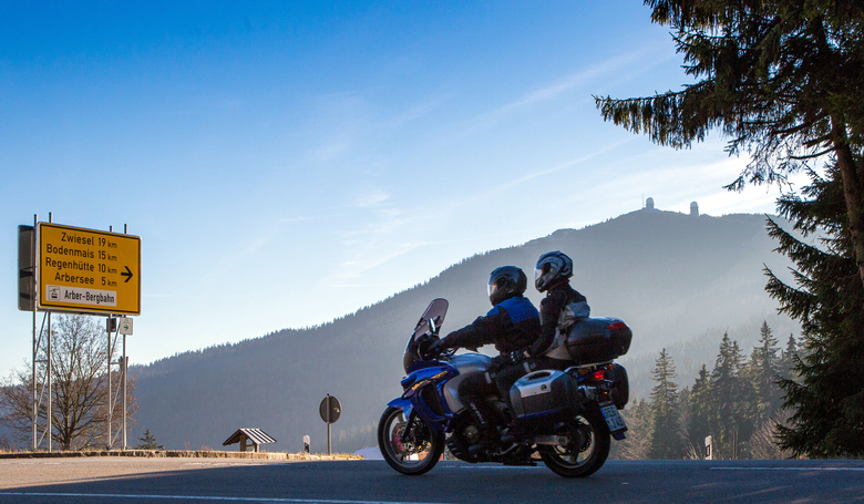 Motorradfahren im ARBERLAND.