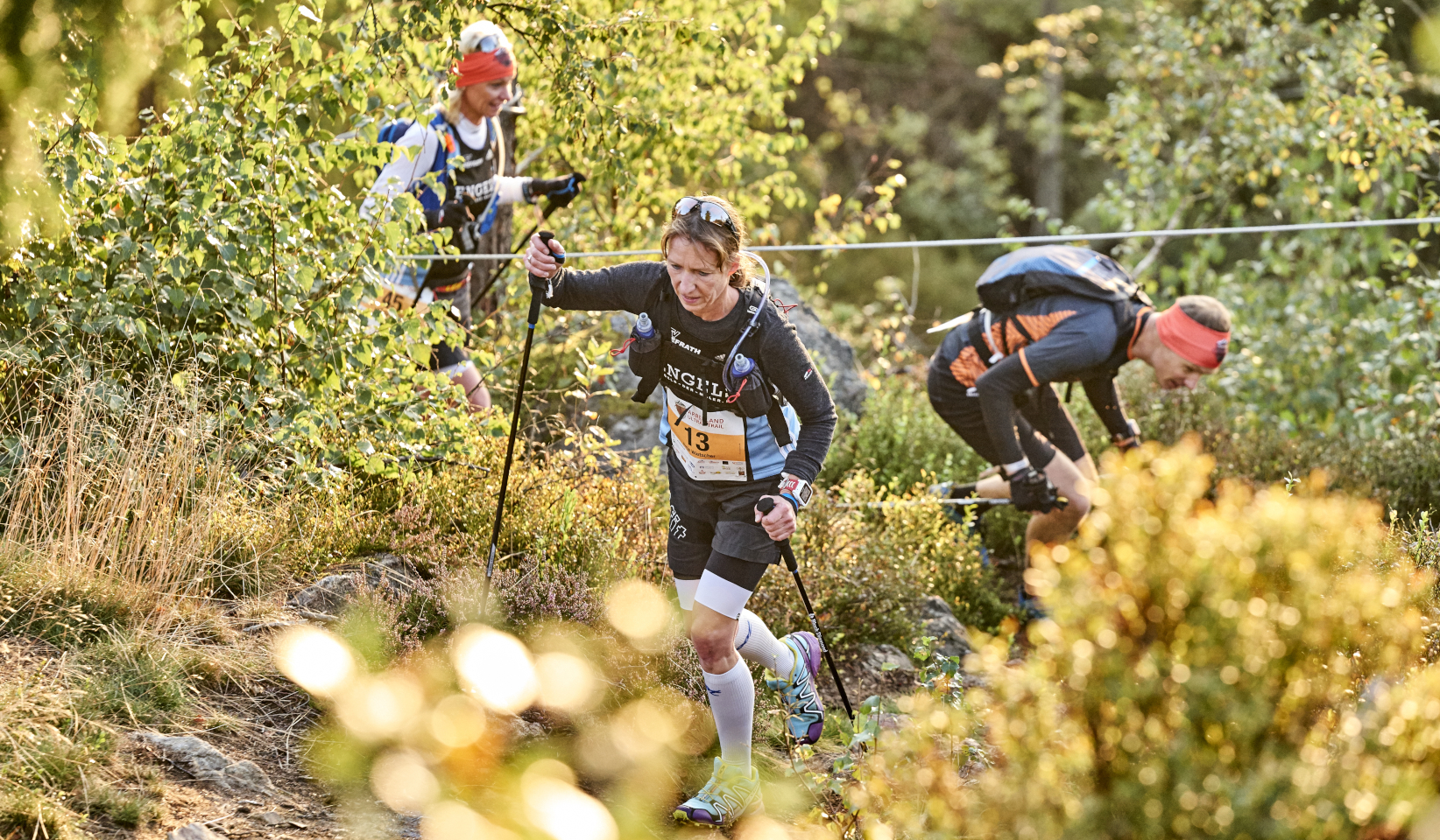 Gemeinsam sind wir stark beim Auerhahn Trail